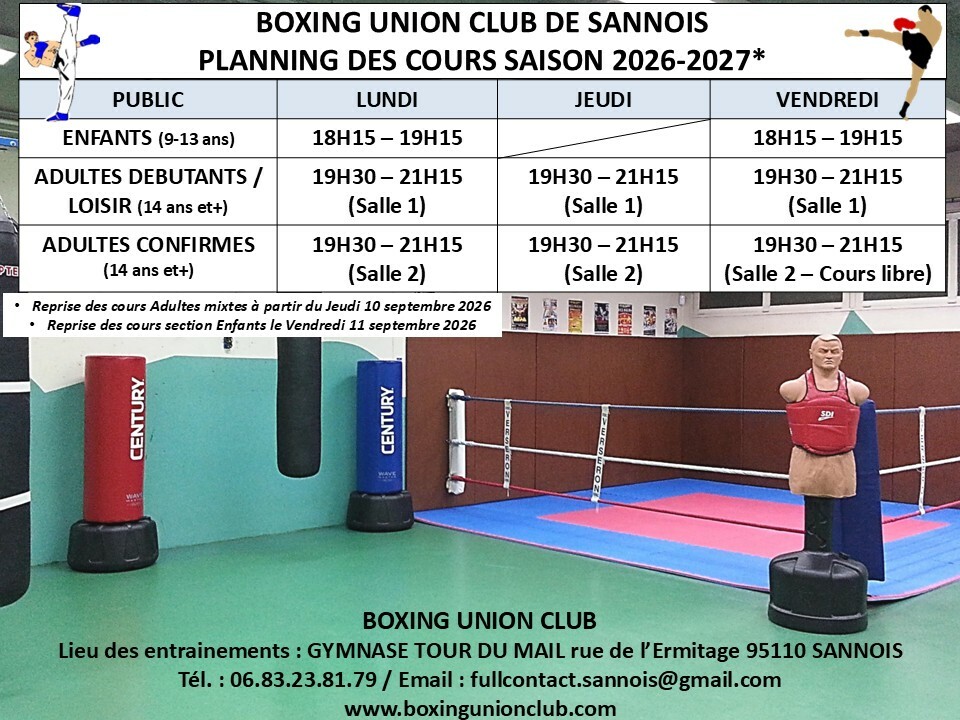 REPRISE DES COURS JEUDI 10 SEPTEMBRE 2026 : ADO/ADULTES +14 ANS / ENFANTS : VENDREDI 11 SEPTEMBRE 2026