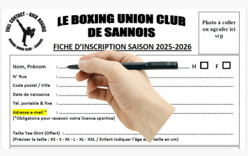 /!\ DOSSIER D'INSCRIPTION SAISON 2025-2026 !